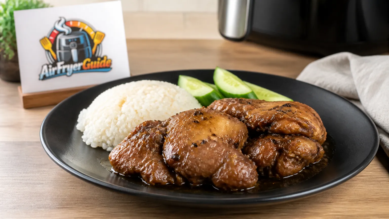 Adobo aufwärmen im Airfryer
