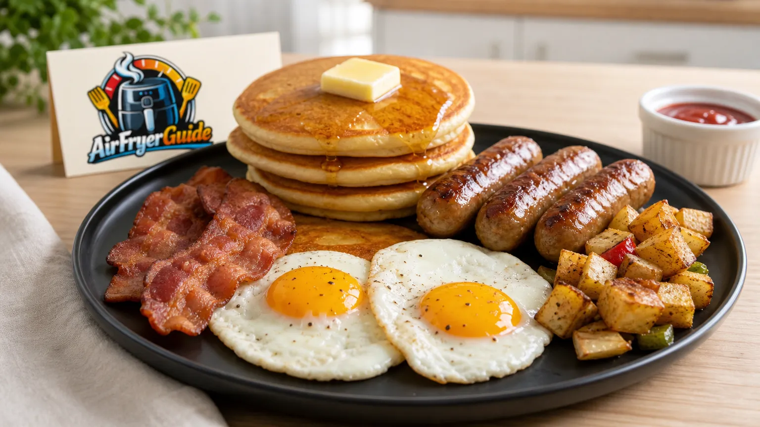 American Breakfast im Airfryer