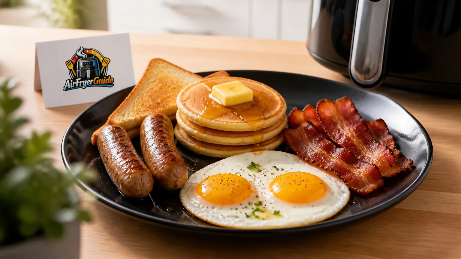 Amerikanisches Frühstück im Airfryer