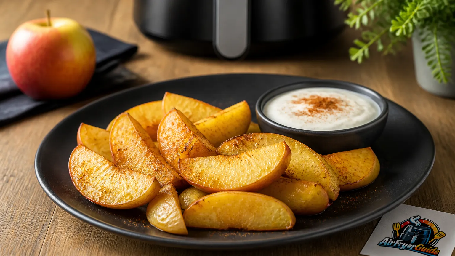 Apfel im Airfryer