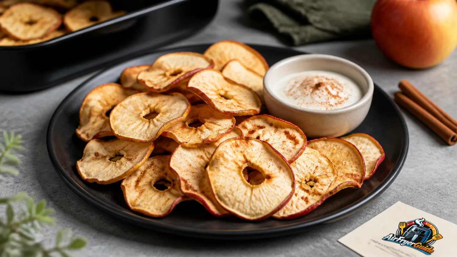 Apfelchips im Airfryer