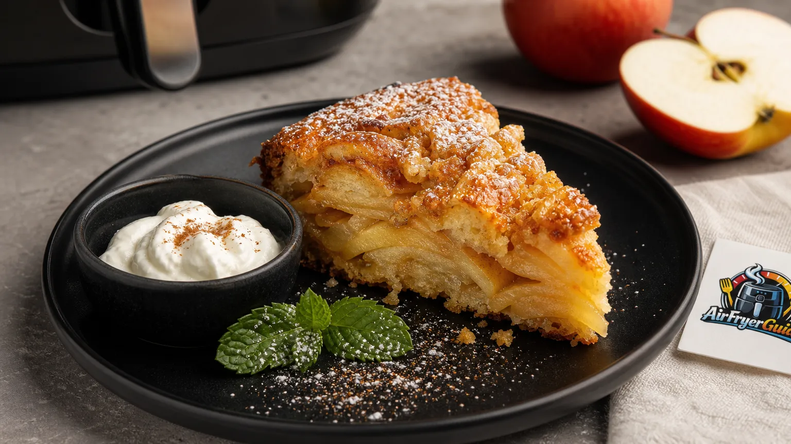 Apfelkuchen im Airfryer