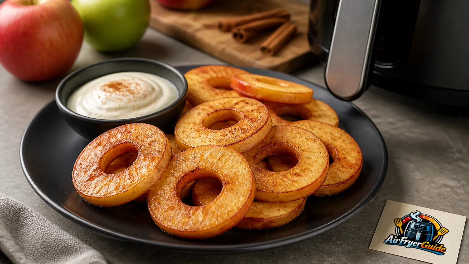 Apfelringe im Airfryer