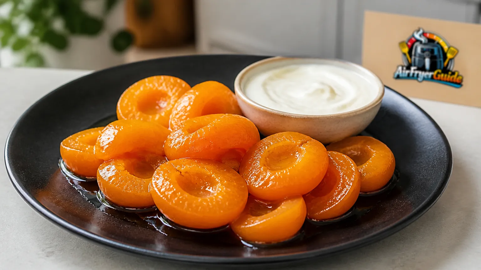 Aprikosenkompott im Airfryer