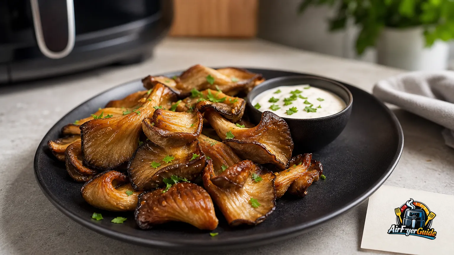 Austernpilze im Airfryer