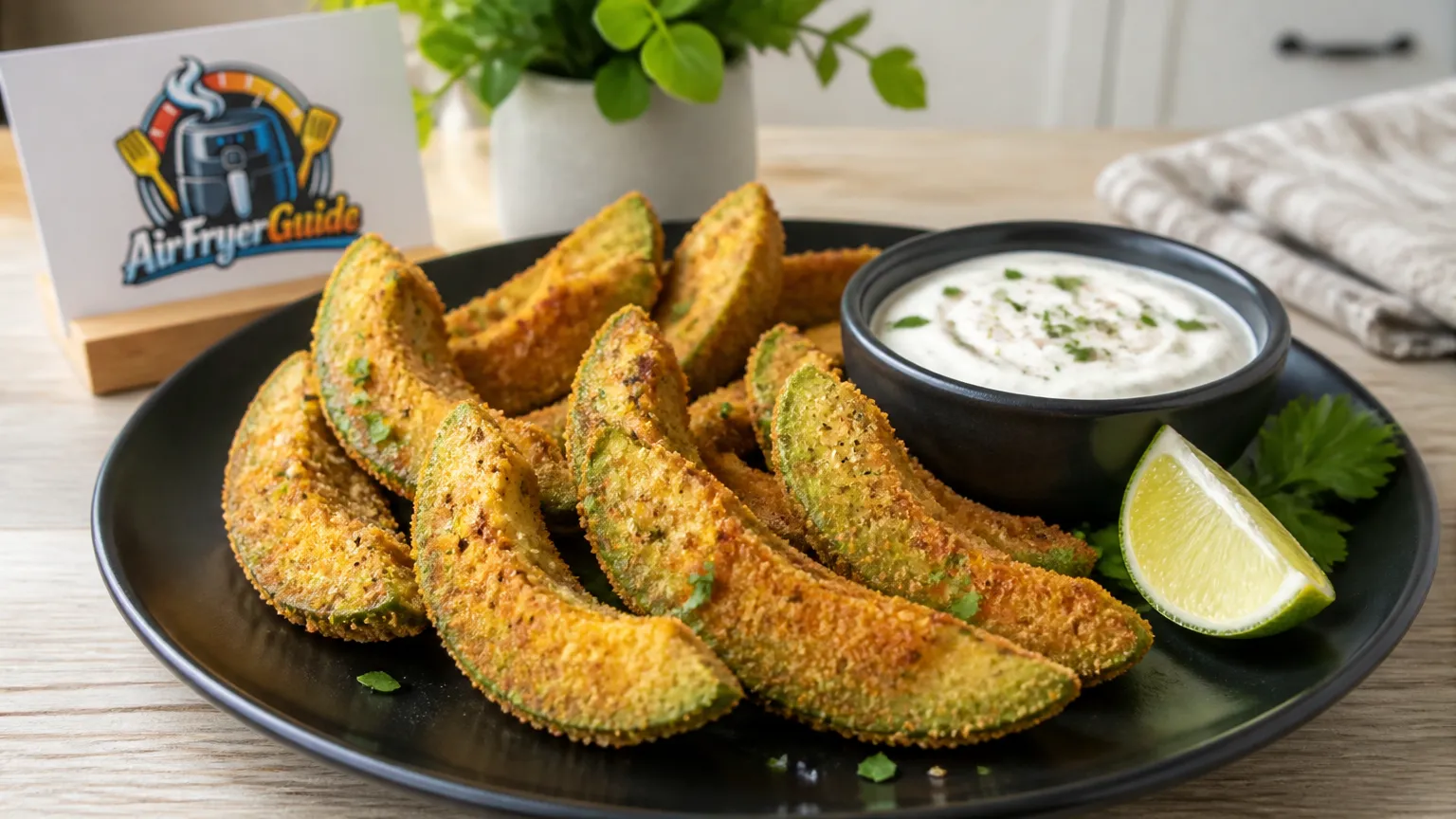 Avocado Fries im Airfryer