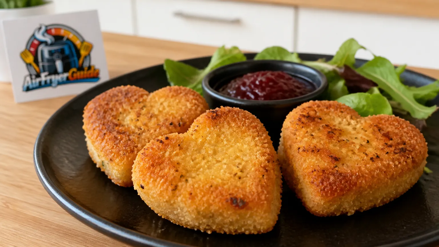 Back-Käse Herzen (TK) im Airfryer