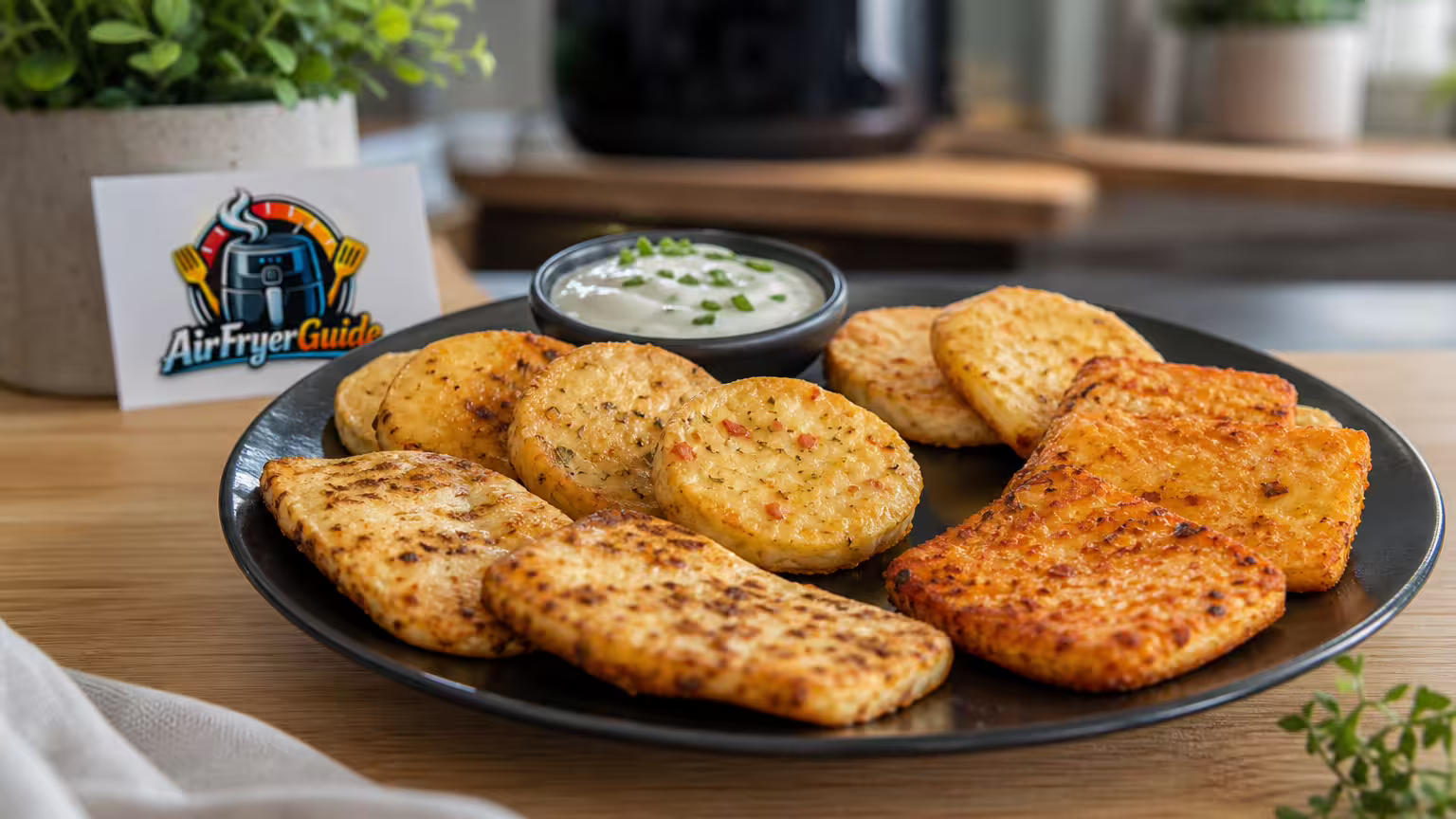 Backkäse Mix (TK) im Airfryer - Serviervorschlag