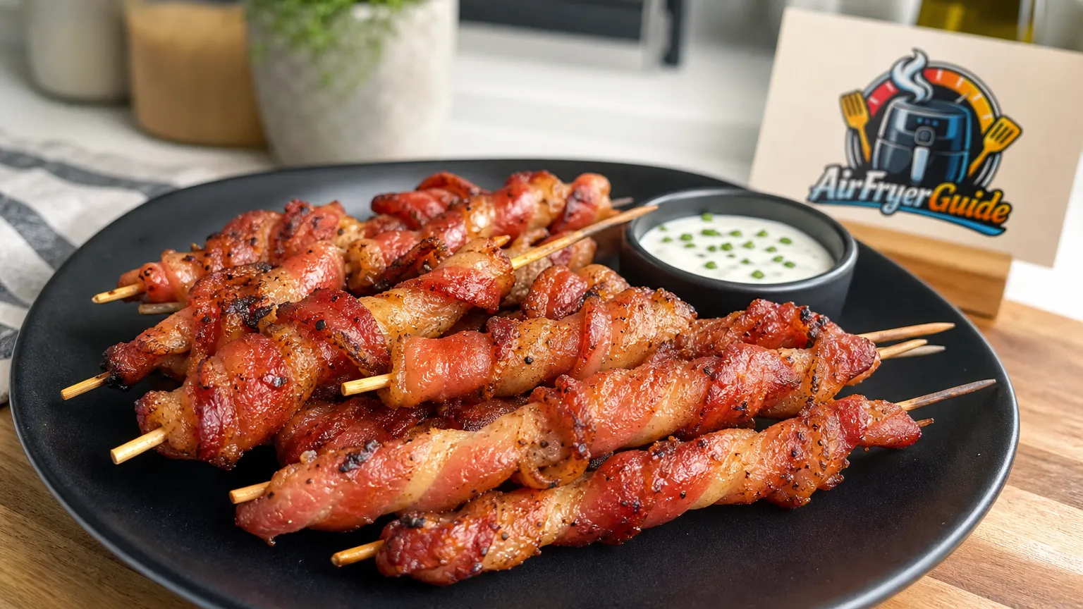Bacon Spieße im Airfryer
