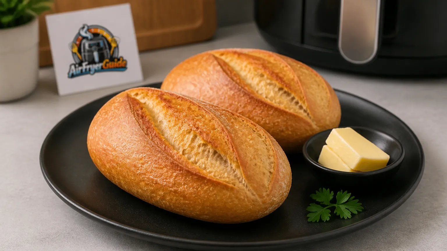 Baguettebrötchen im Airfryer