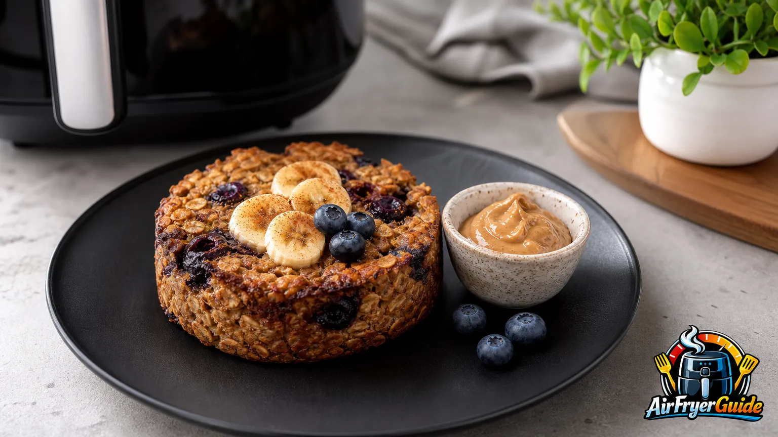 Baked Oats im Airfryer