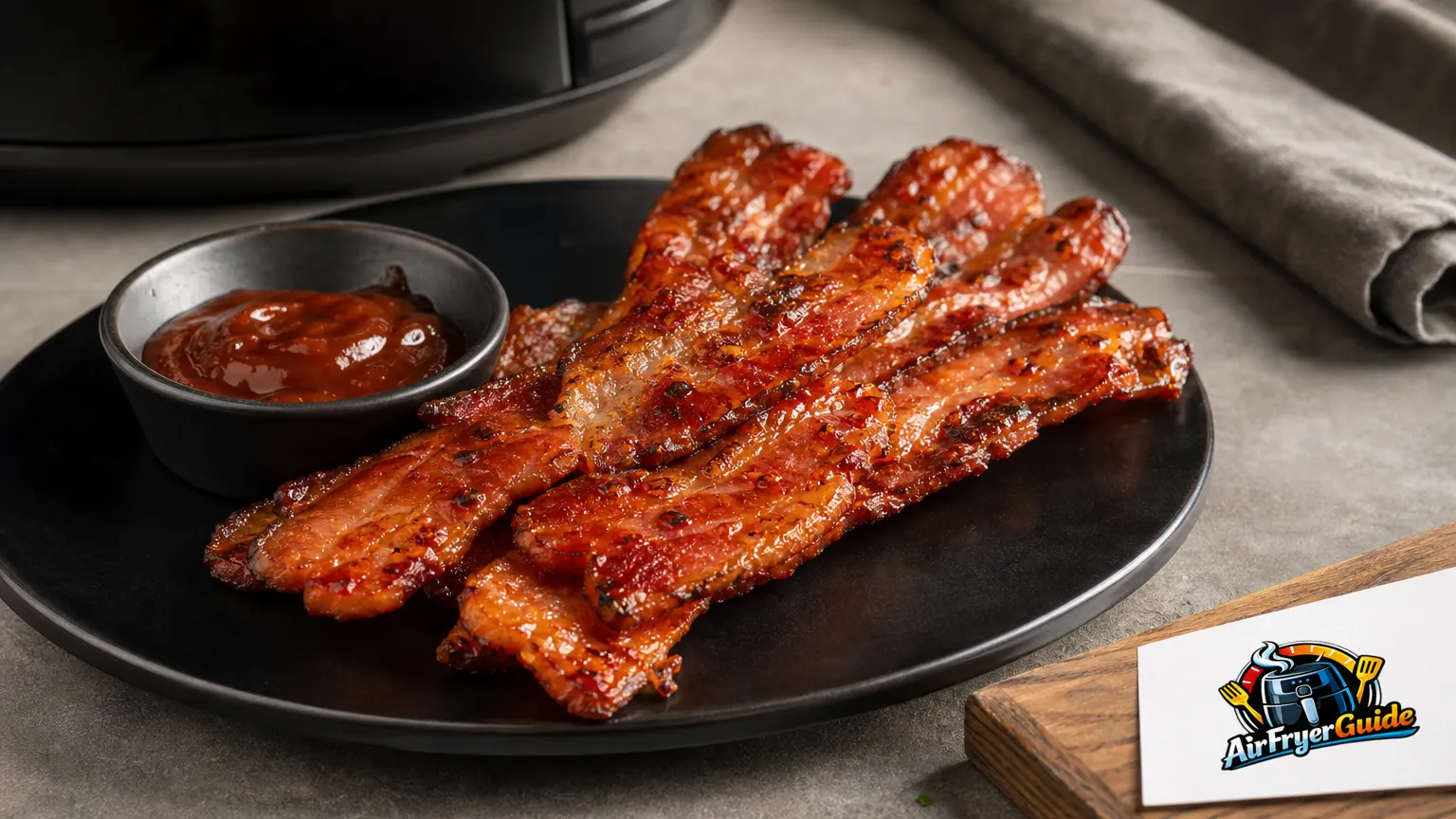 BBQ Bacon im Airfryer