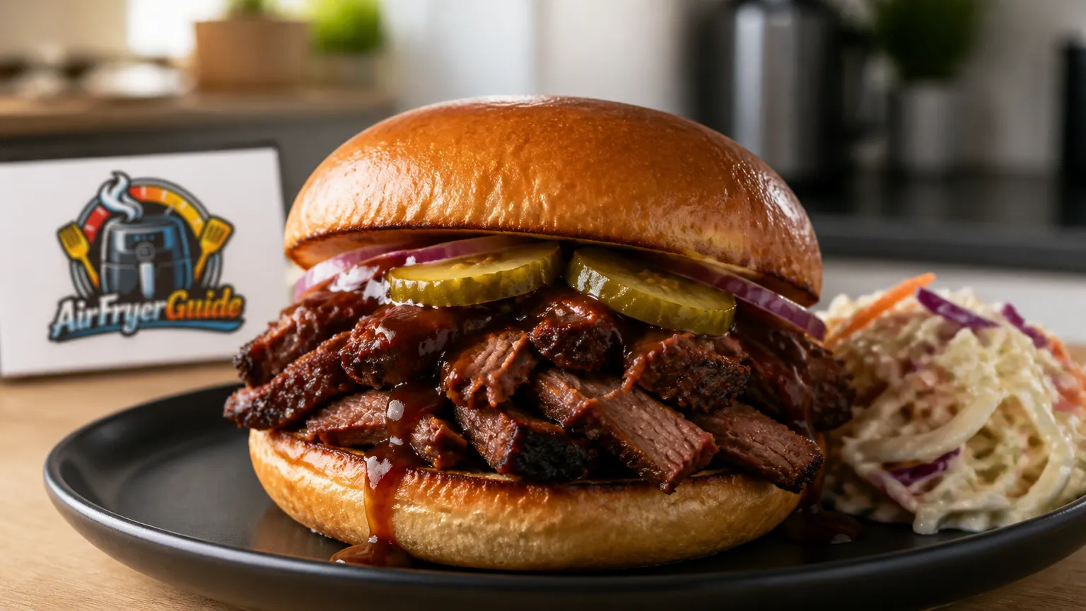 Beef Brisket Sandwich im Airfryer