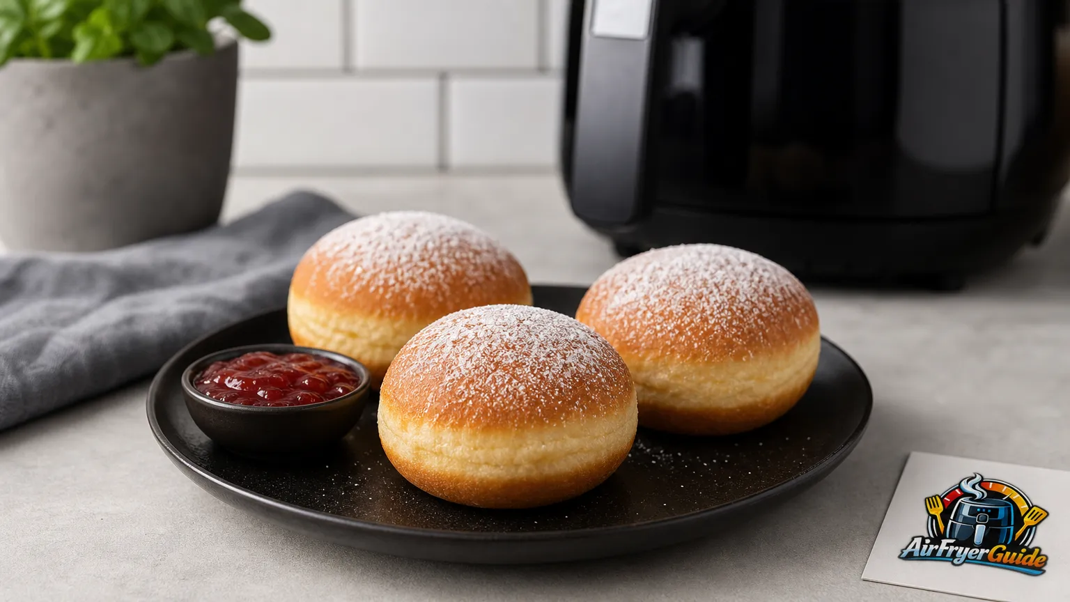 Berliner Pfannkuchen im Airfryer