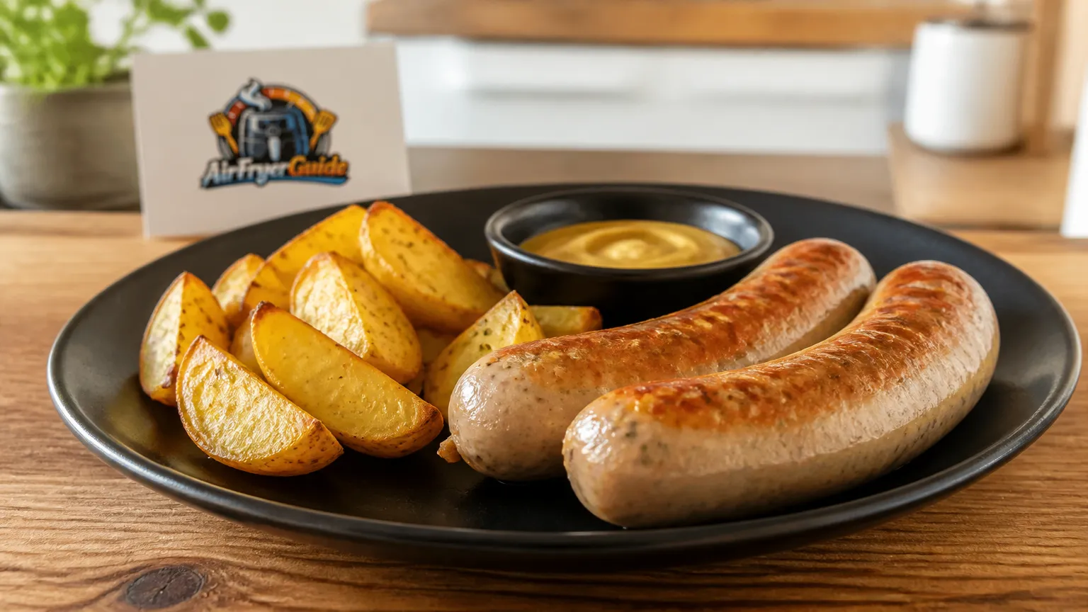 Biała Kiełbasa (Kühlware) im Airfryer