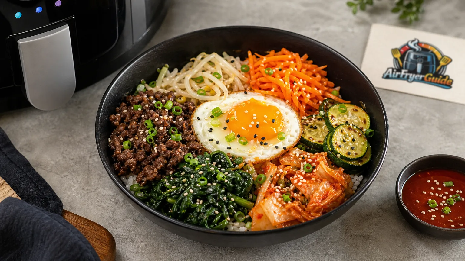 Bibimbap im Airfryer