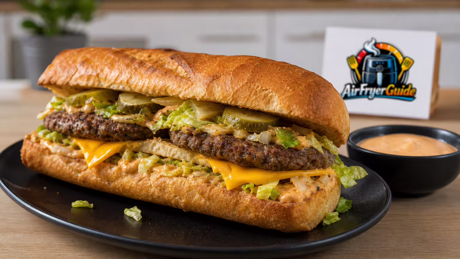 Big Mac Baguette im Airfryer