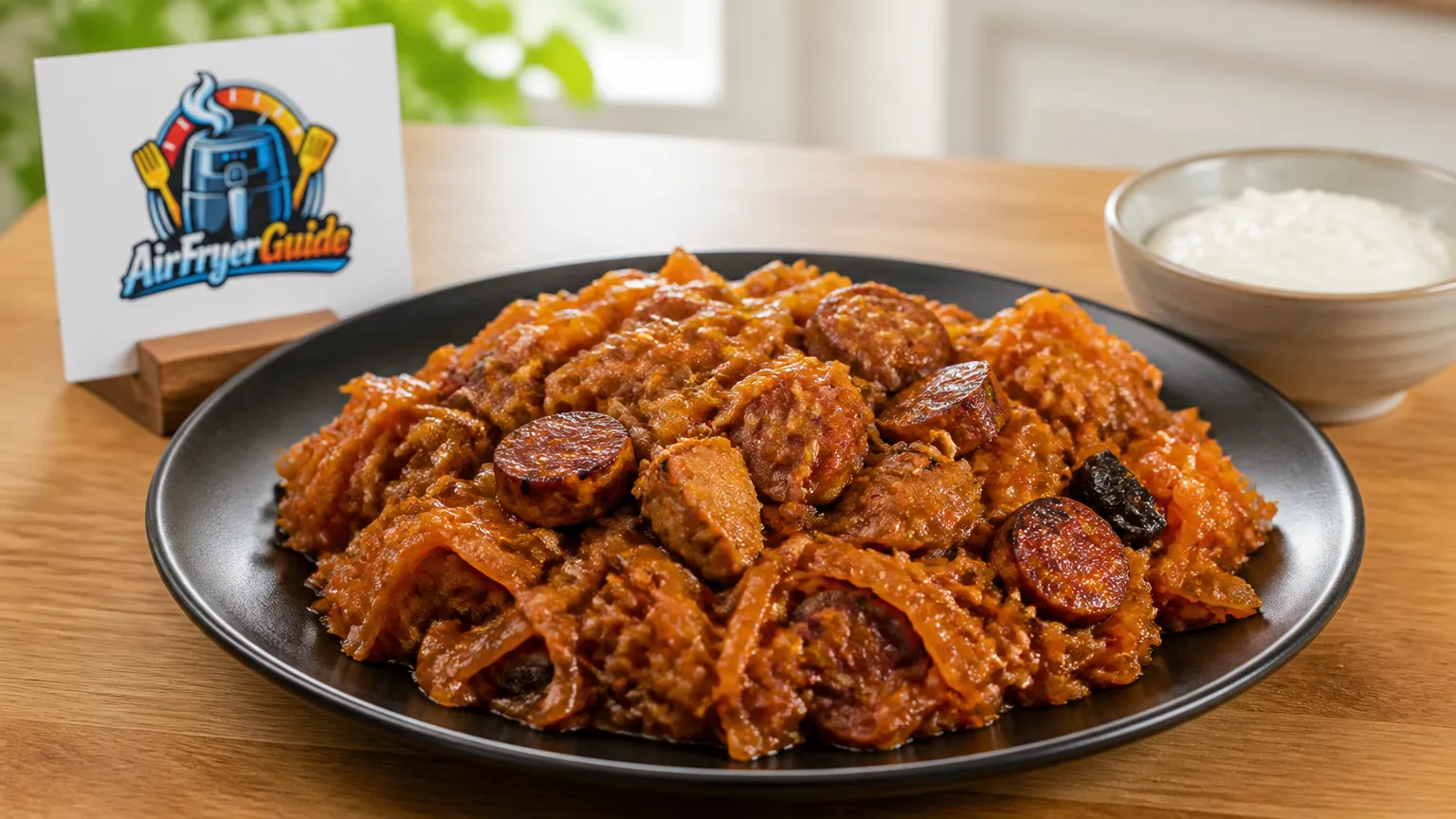 Bigos aufwärmen im Airfryer