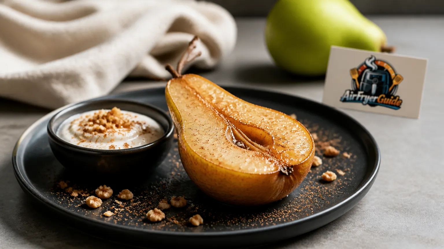 Birne im Airfryer