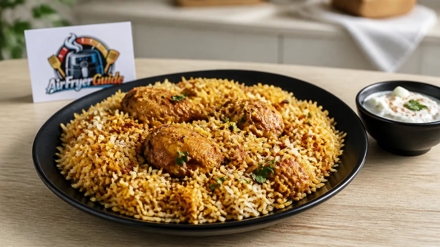 Biryani aufwärmen im Airfryer
