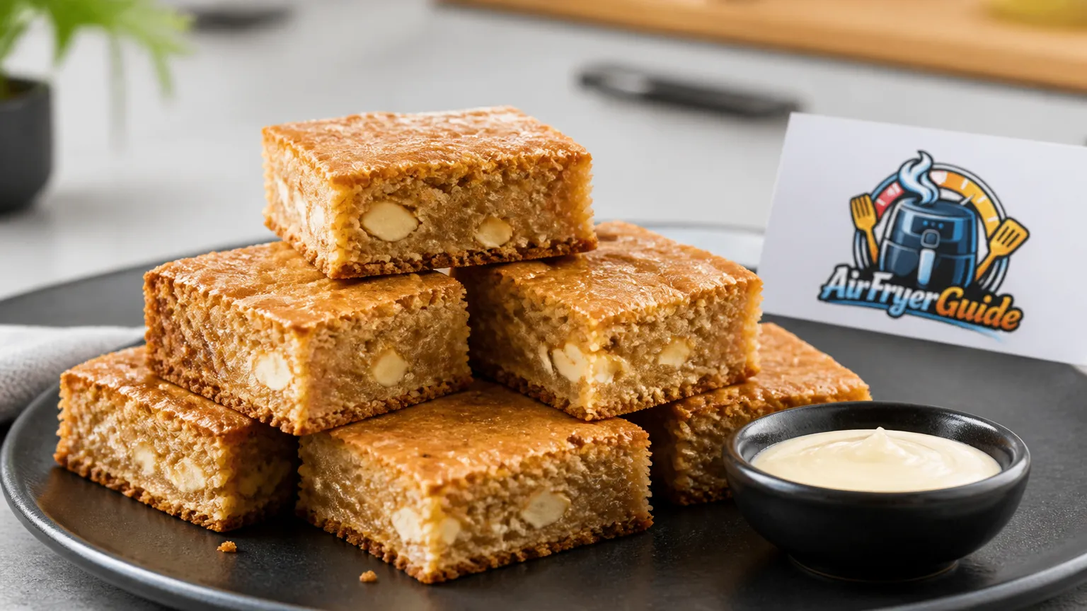Blondies im Airfryer