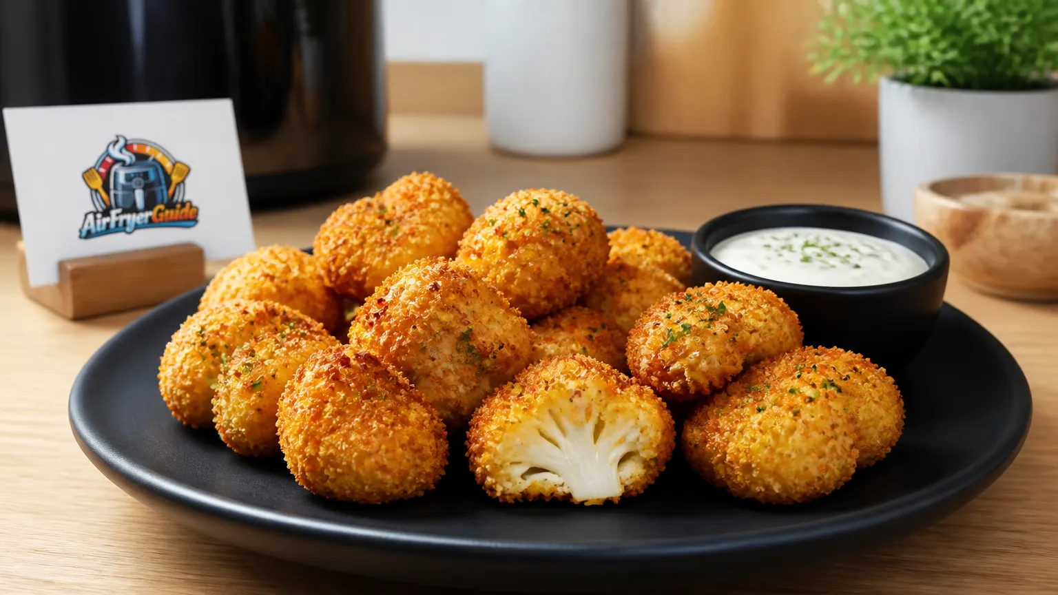 Blumenkohl Nuggets im Airfryer