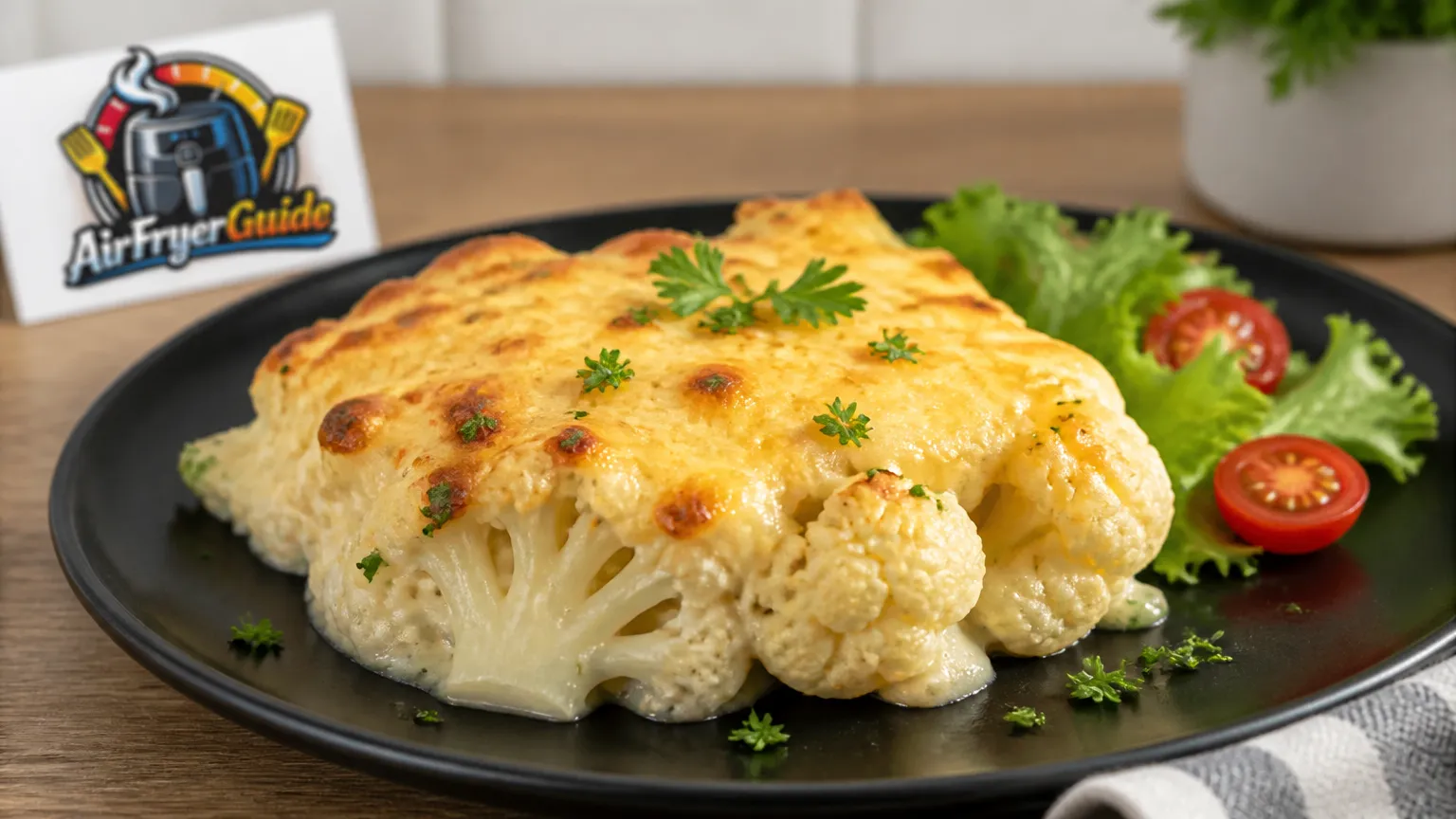 Blumenkohlauflauf im Airfryer
