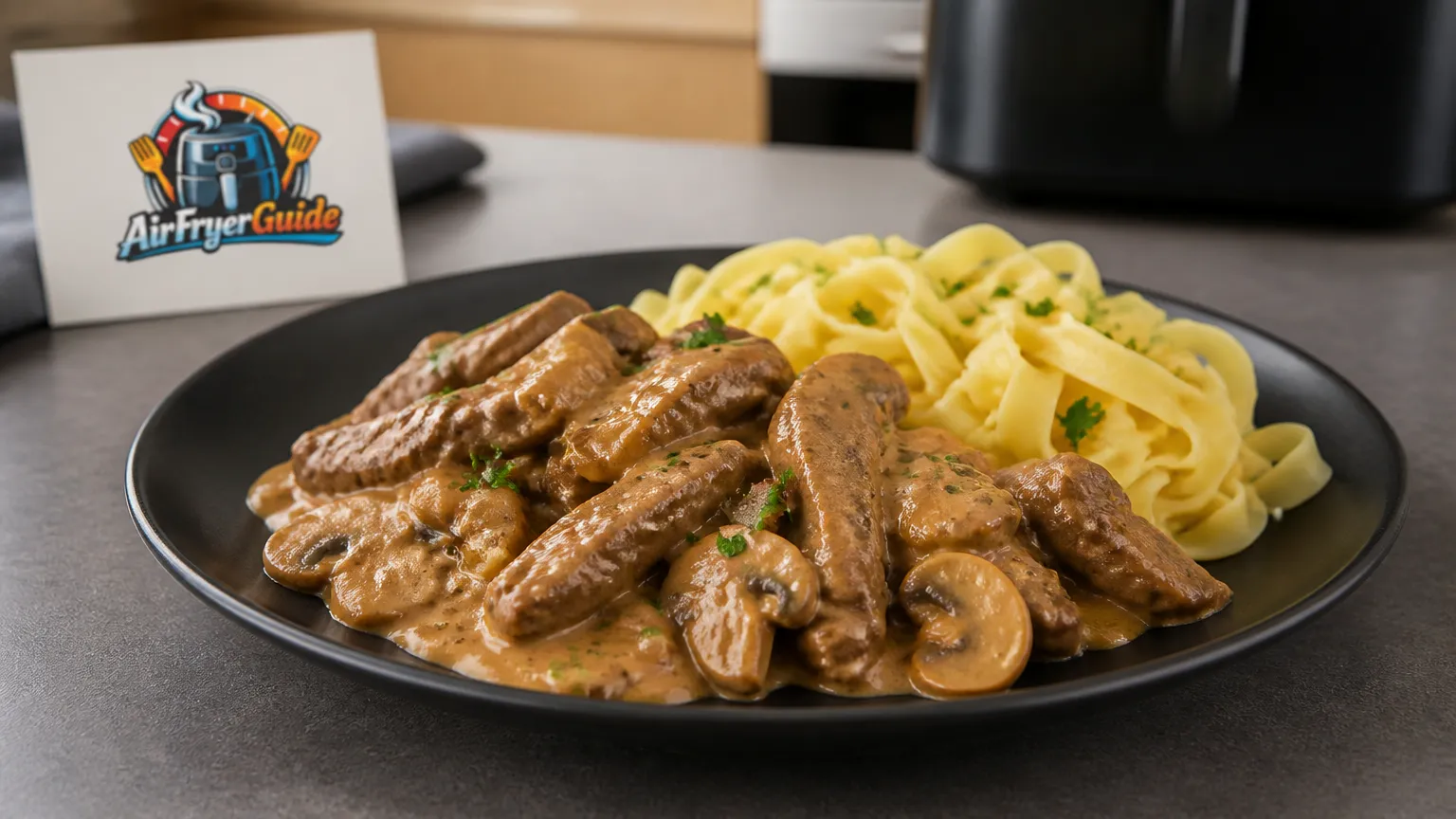 Boeuf Stroganoff im Airfryer