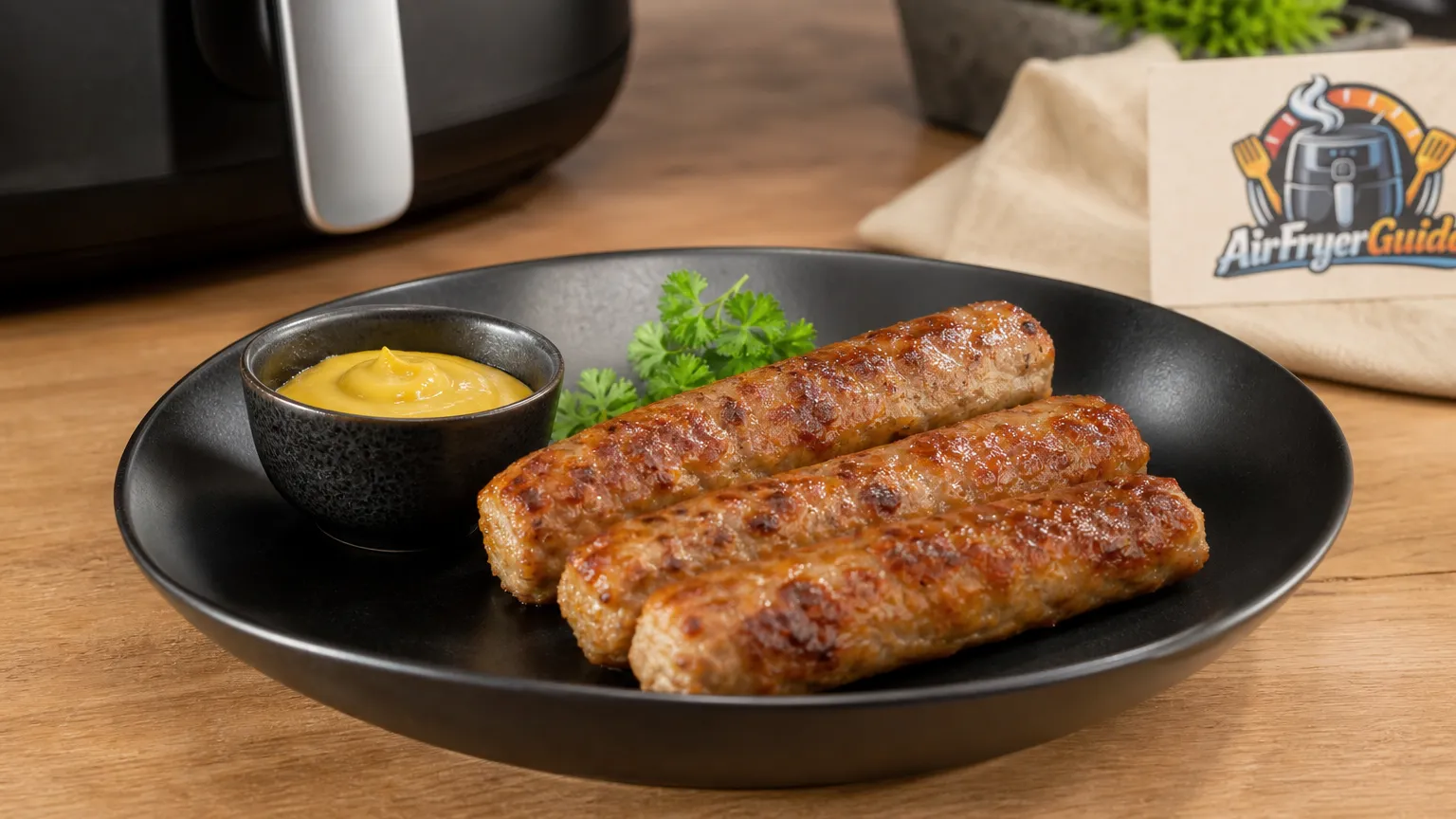 Bratwurst ohne Darm im Airfryer