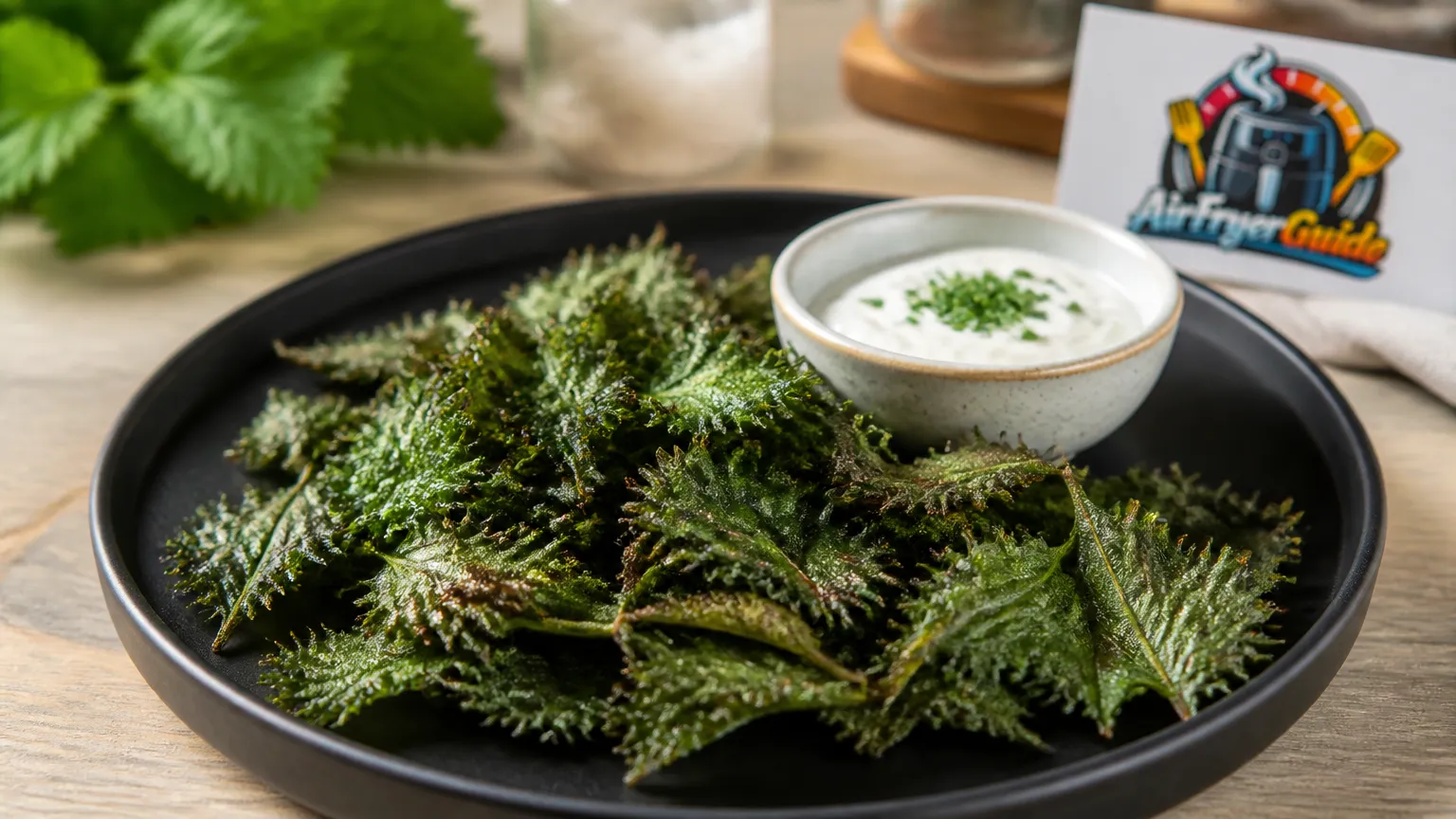 Brennnesseln im Airfryer