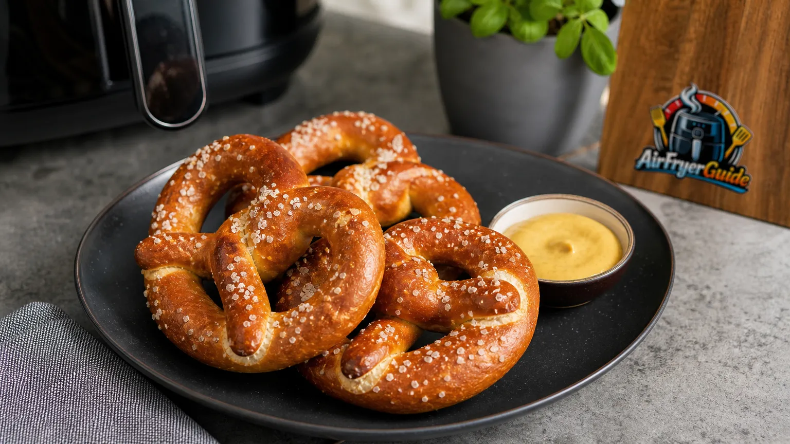 Brezel im Airfryer