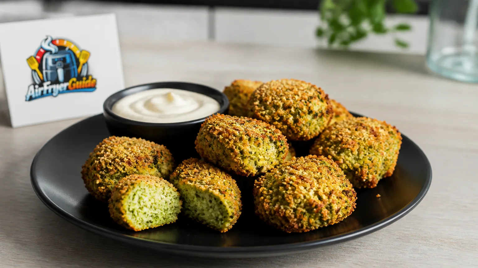Brokkoli Nuggets im Airfryer