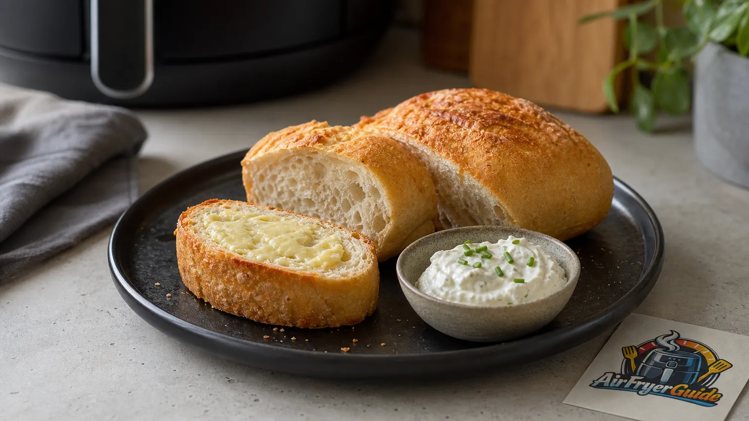 Brot aufwärmen im Airfryer