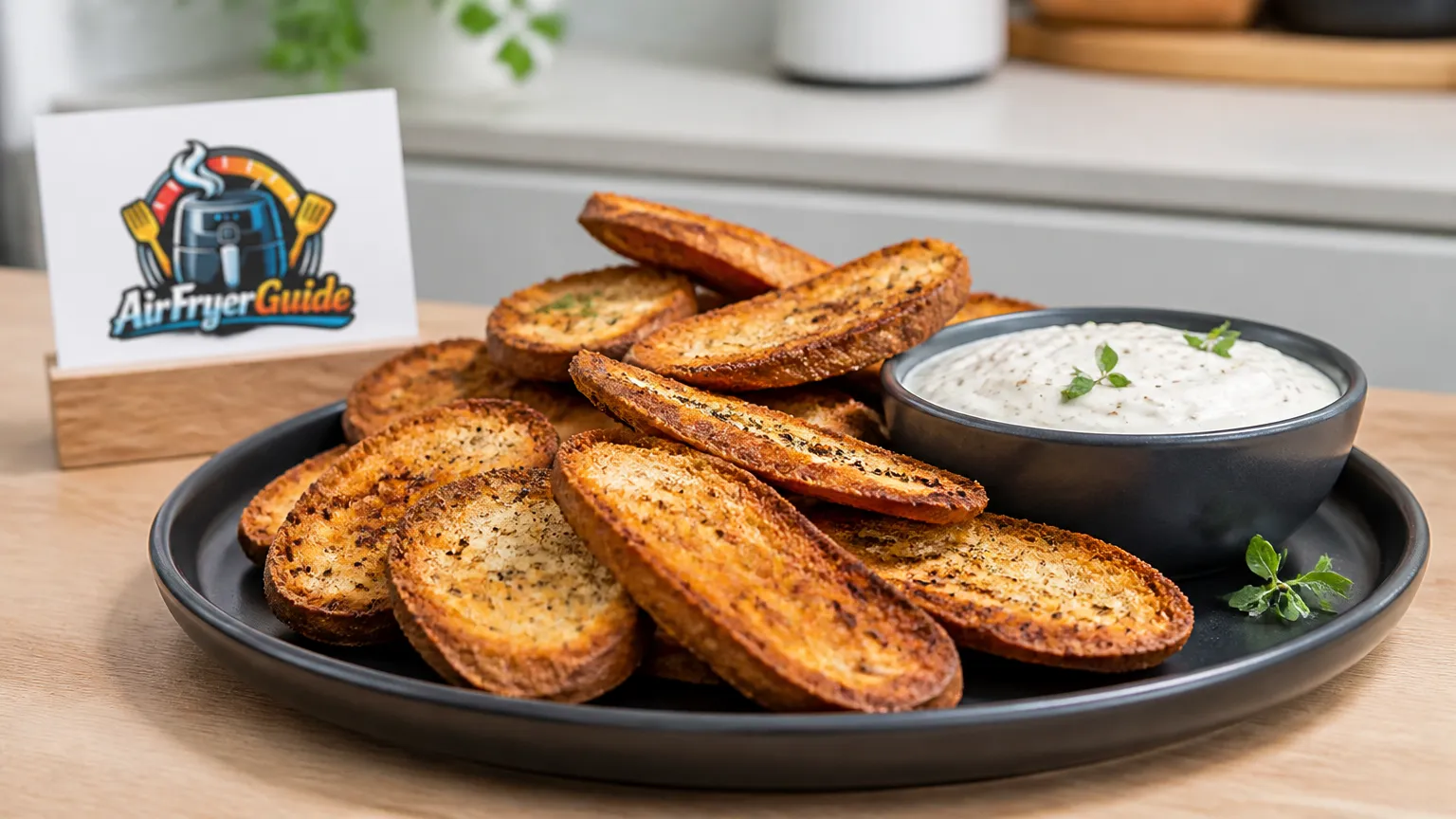Brotchips im Airfryer