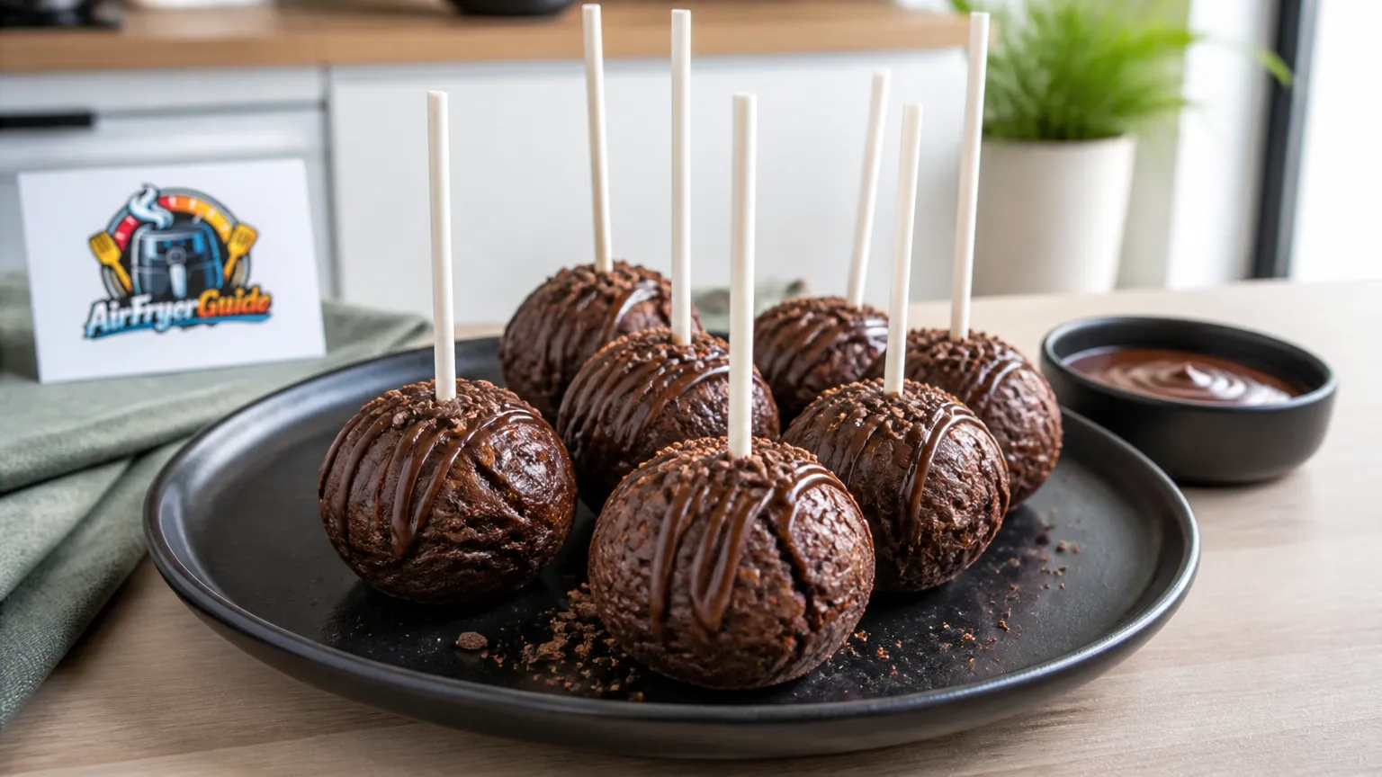 Brownie Pops im Airfryer