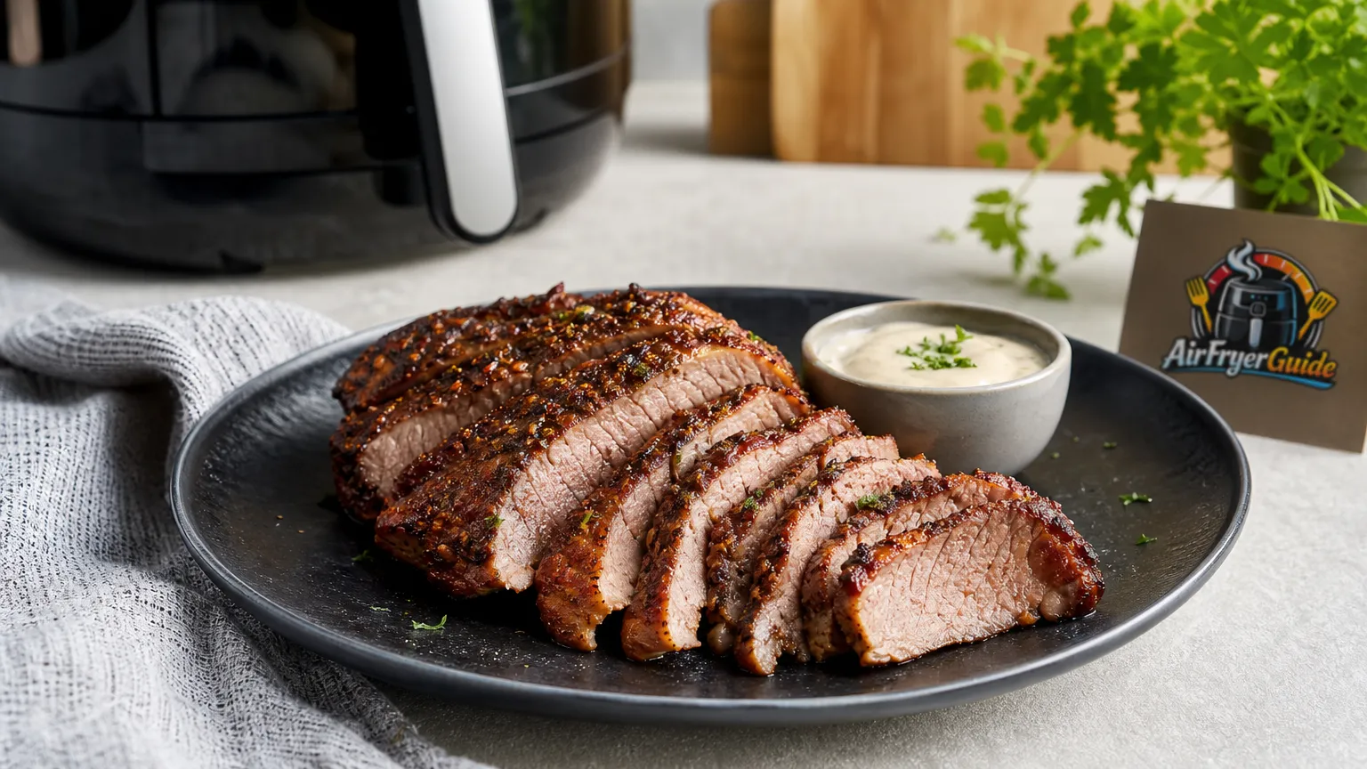 Brustspitz im Airfryer