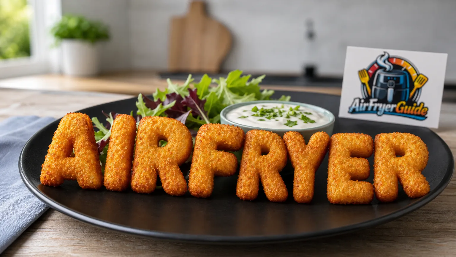 Buchstaben Kroketten (TK) im Airfryer
