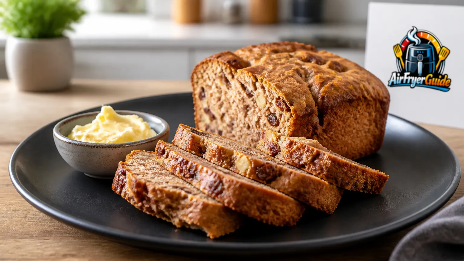 Bündner Birnbrot aufwärmen im Airfryer