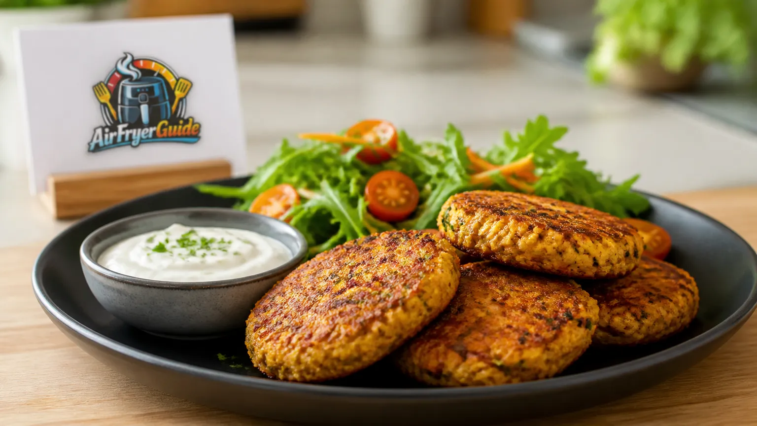 Bulgur Patties im Airfryer