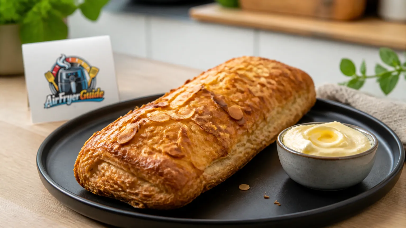 Butter-Mandelstange im Airfryer