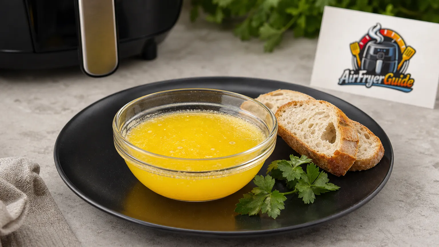 Butter schmelzen im Airfryer