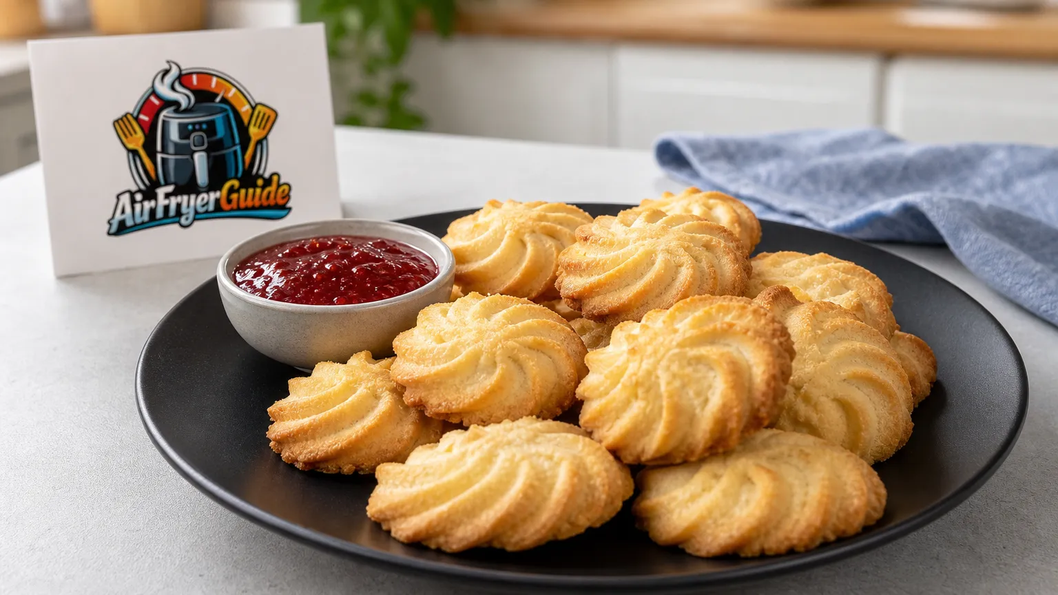 Butterplätzchen im Airfryer