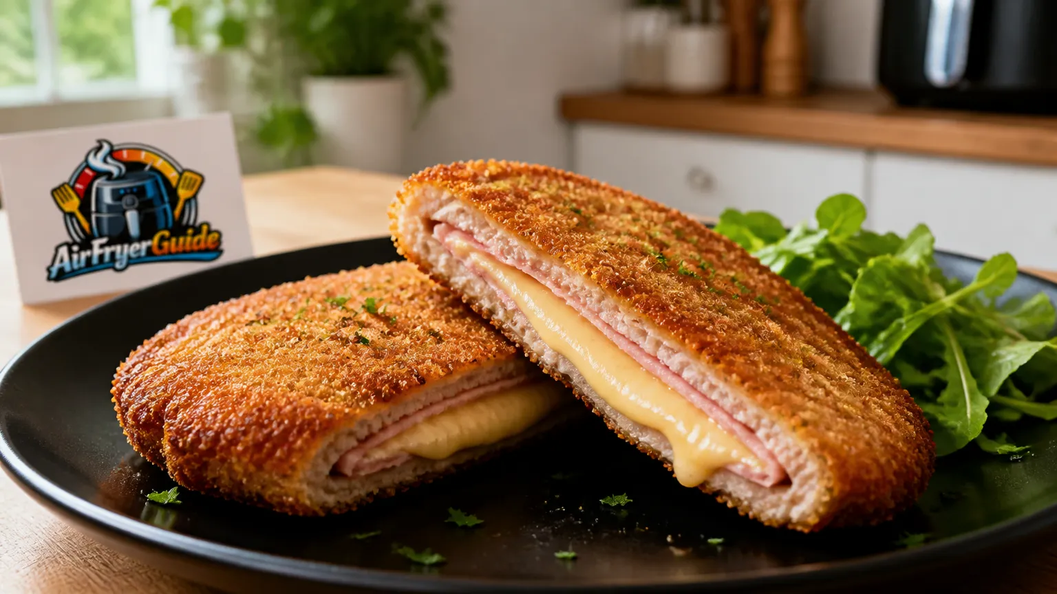 Cachopo aufwärmen im Airfryer
