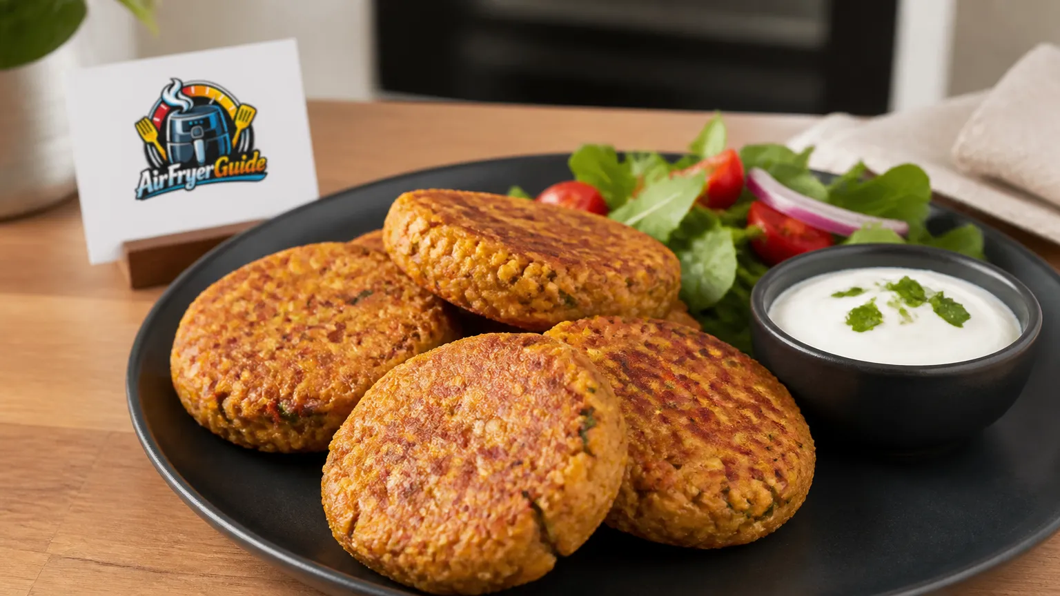 Cachupa-Reste als Patties im Airfryer