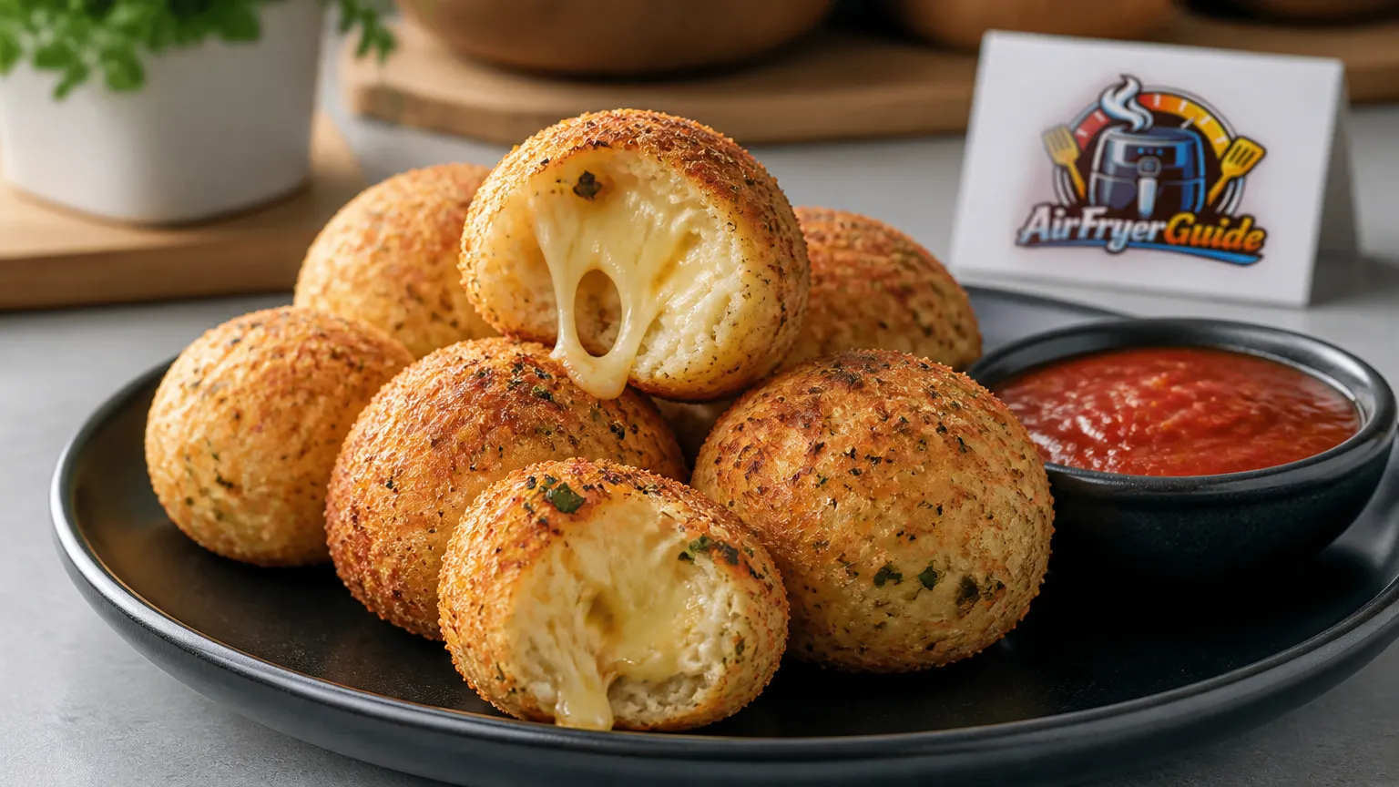 Cheese Bombs im Airfryer