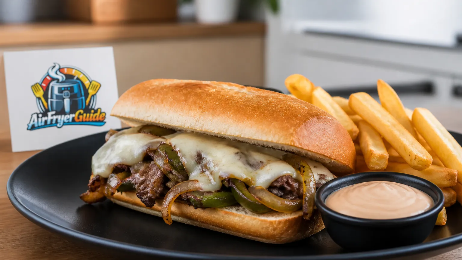 Cheesesteak im Airfryer