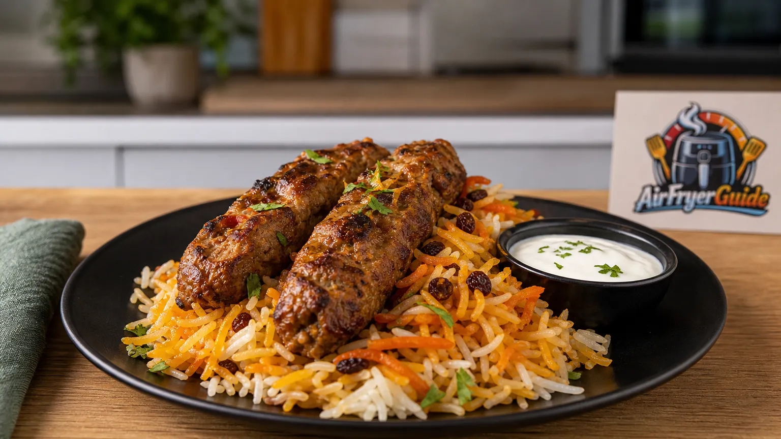 Chelo Kebab im Airfryer