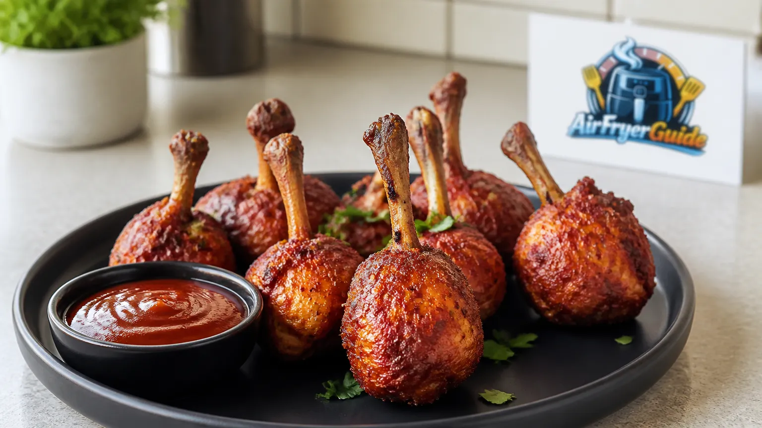 Chicken Lollipops im Airfryer