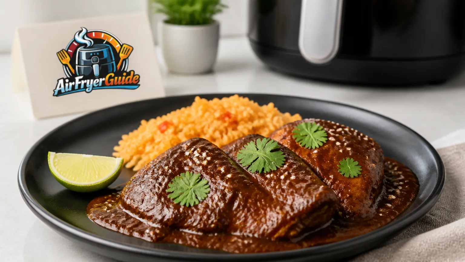 Chicken Mole aufwärmen im Airfryer