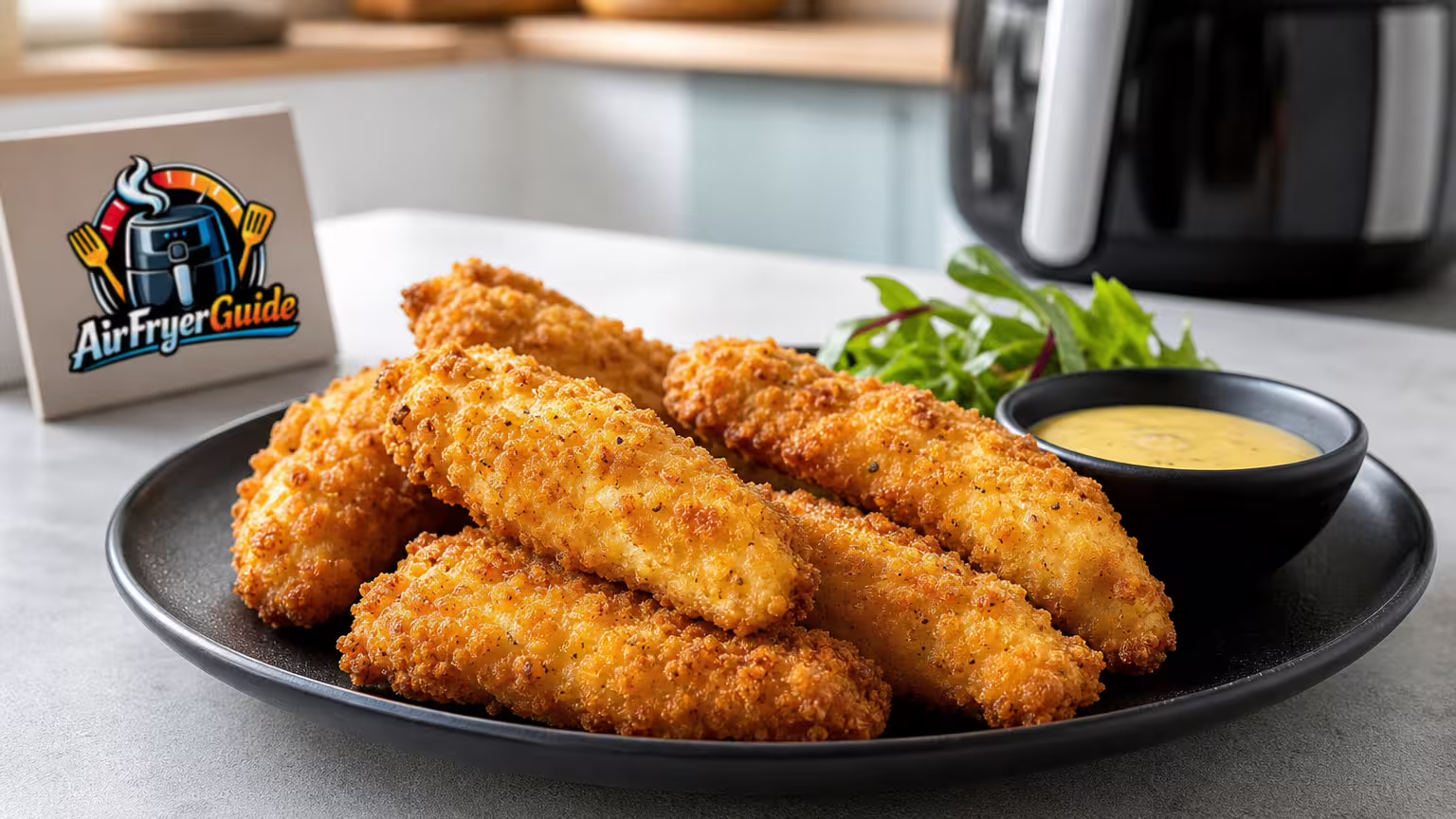 Chicken Tenders (TK) im Airfryer - Serviervorschlag